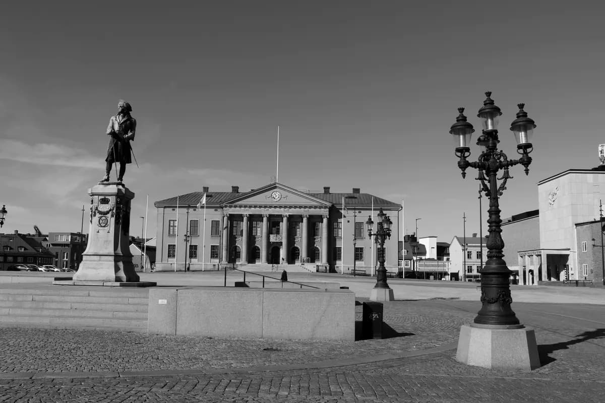 Rådhuset vid Stortorget i Karlskrona