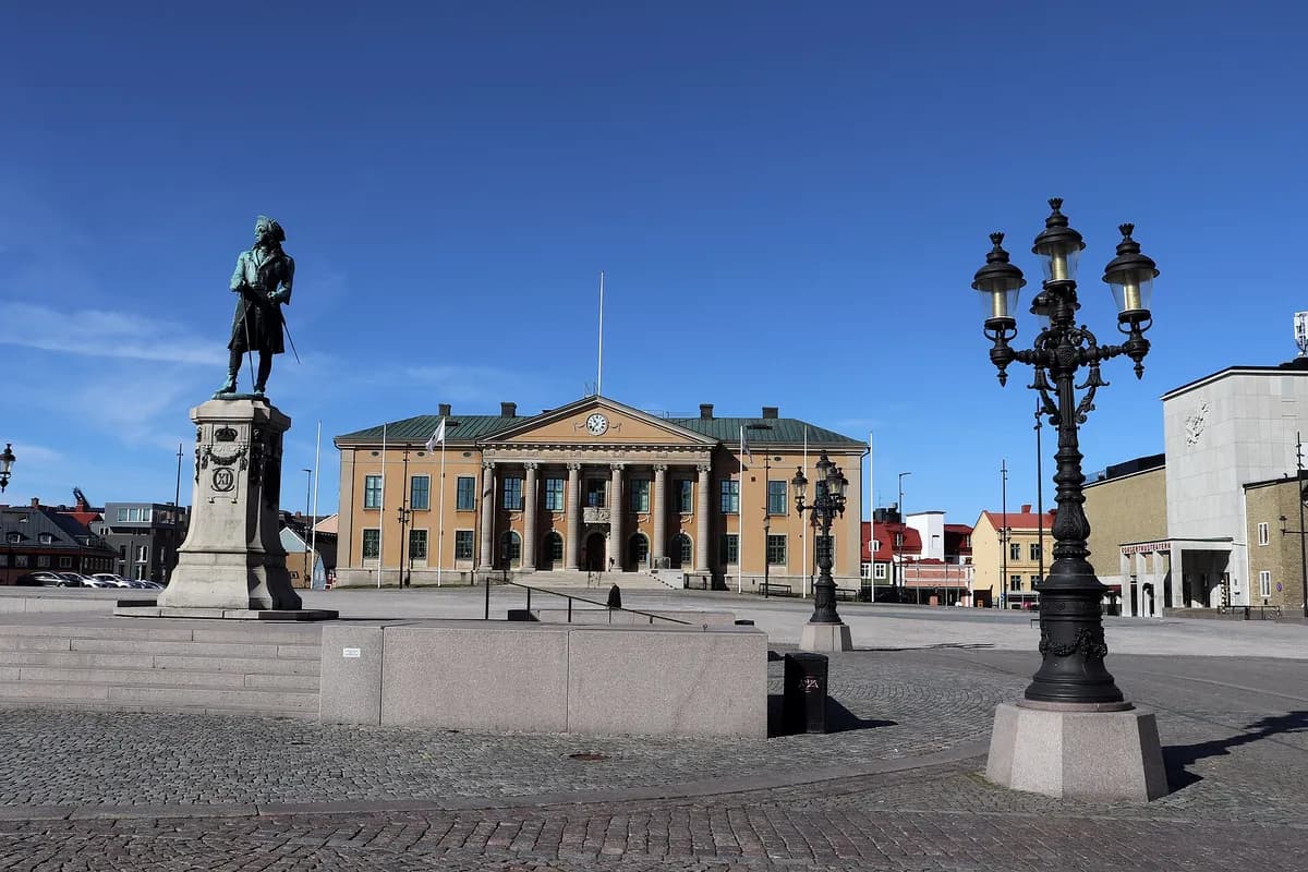 Rådhuset vid Stortorget i Karlskrona